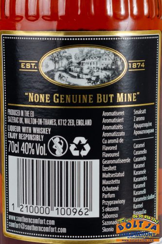 Southern Comfort Black Likőr alapú Whisky 0,7l / 40%