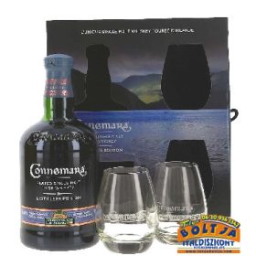   Connemara Peated Single Malt Distrilles Edition 0,7l / 43% PDD+2pohár