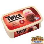 Twice Csoki-Eper-Vanília ízű (dobozos) Jégkrém 820g