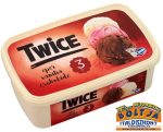 Jégkrém Twice Csoki-Eper-Vanília ízű (dobozos) 820g