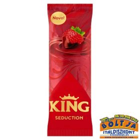   King Seduction Pannacotta ízű Jégkrém Epres Töltelékkel 84g