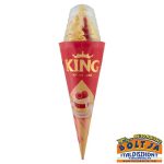 King Maximo Málna Malina Cake Tölcséres Jégkrém 140g