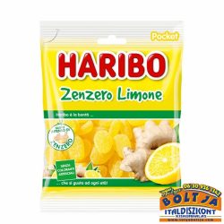 Haribo Zenzero Limone Gyömbér és Gyümölcsízű Gumicukor 80g