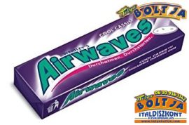 Airwaves Lila Feketeribizli Ízű 10 darabos 14g