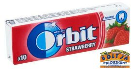 Orbit Strawberry 10 darabos 14g