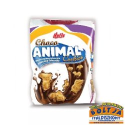 Animal Cookies Kakaós Bevonóval Mártott Édes Keksz 200g