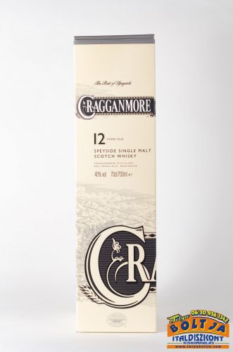 Cragganmore 12 Years Old Speyside Single Malt Scotch Whisky 0,7l / 40% PDD