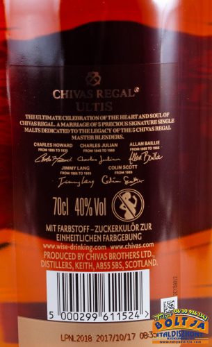Chivas Regal Ultis Whisky 0,7l / 40% PDD
