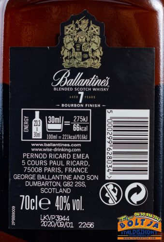 Ballantine's 7 éves Whisky 0,7l / 40%