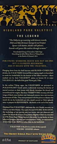 Highland Park Valkyrie Single Malt Skót Whisky 0,7l / 45,9% PDD