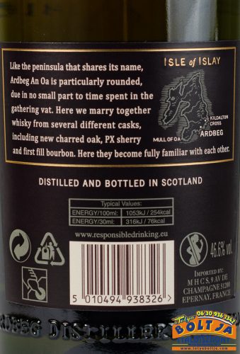 Ardbeg An Oa The Ultimate Islay Single Malt Scotch Whisky 0,7l / 46,6% PDD