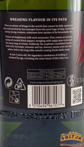 Ardbeg 5 éves 0,7l / 47,4%