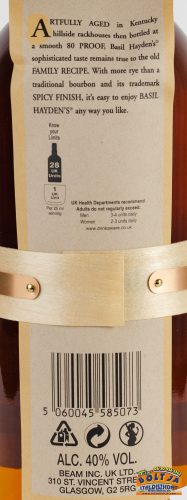 Basil Hayden's Kentucky Straight Bourbon Whiskey 0,7l / 40%