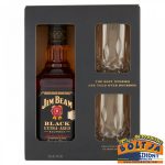 Jim Beam Black Extra Aged Whiskey 0,7l / 43% PDD+2 pohár 