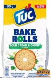 TUC Bake Rolls Hagymás-Tejfölös Kenyérchips 80g
