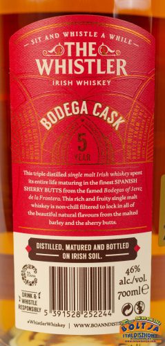 The Whistler Bodega Cask Single Malt Irish Whisky 0,7l / 46%