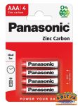 Panasonic AAA 4BP Féltartós Elem 4db