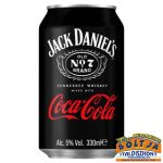 Jack&Coke Alkoholos Szénsavas Üdítőital 0,33l / 5%