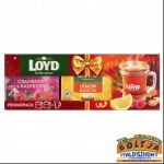 Loyd Tea Box Lemon+Áfonya&Málna+pohár 74g