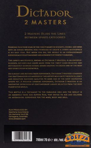 Dictador 2 Masters Royal Tokaji 0,7l / 46,2% Díszdoboz
