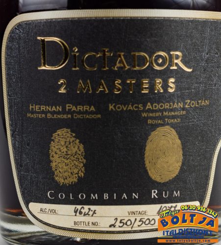 Dictador 2 Masters Royal Tokaji 0,7l / 46,2% Díszdoboz
