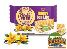 Lea Life Vanília ízű krémmel töltött Ostya (hozzáadott cukor, laktóz, glutén mentes) 95g Lea Life Vanília ízű krémmel töltött Ostya (hozzáadott cukor, laktóz, glutén mentes) 95g