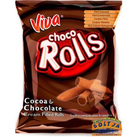 Viva Rolls Csokikrémmel Töltött Gabona Rudacska 100g