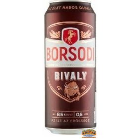 Borsodi Bivaly Világos Sör 0,5l / 6,5% DRS