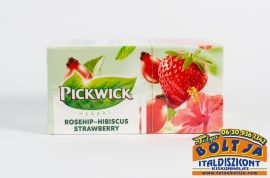 Pickwick Csipkebogyó-Hibiszkusz-Eper ízű Tea 50g
