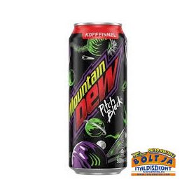   Mountain Dew Pitch Black koffein tartalmú üdítőital 0,5l DRS