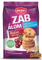 Detki Zab Álom Meggyes Zabpelyhes Csökkentett Cukortartalmú Omlós Keksz 150g