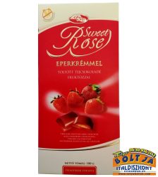 Sweet Rose Eperkrémmel Töltött Diabetikus Tejcsokoládé 100g