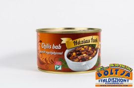 Házias Ízek Chilis bab darált marhahússal Konzerv 400g