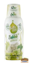 Frutta Max Bodza-Lime-Menta Gyümölcsszörp Cukorral és Édesítőszerrel 0,5l DRS