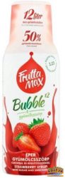 Frutta Max Eper Gyümölcsszörp Cukorral és Édesítőszerrel 0,5l DRS