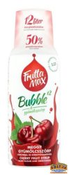Frutta Max Meggy Gyümölcsszörp Cukorral és Édesítőszerrel 0,5l DRS