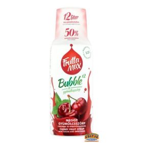   Frutta Max Meggy Gyümölcsszörp Cukorral és Édesítőszerrel 0,5l DRS