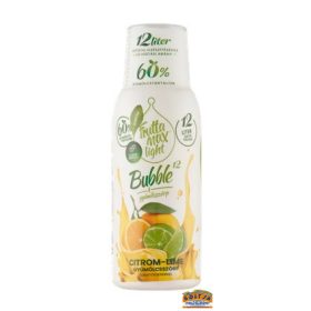   Frutta Max Citrom Lime Gyümölcsszörp Cukorral és Édesítőszerrel Light 0,5l DRS