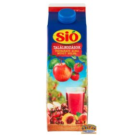Sió Találkozások Rostos Őszibarack-Alma-Meggy-Málna 1l