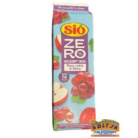 Sió Zero Piros Szőlő-Alma 1l