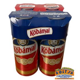 Kőbányai Világos Sör (dobozos) 4x0,5l / 4,3% DRS