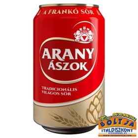 Arany Ászok Világos Sör (dobozos) 0,33l / 4,3% DRS