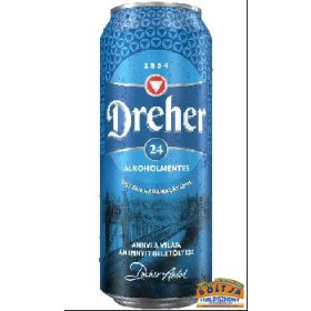   Dreher 24 Alkoholmentes Világos Sör (dobozos) 0,5l / 0% DRS