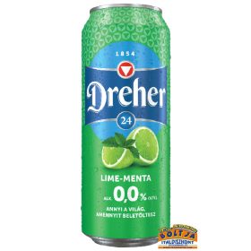   Dreher 24 Lime-Menta Ízesített Sör (dobozos) 0,5l / 0% DRS