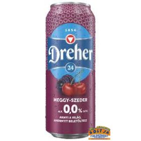   Dreher 24 Meggy-Szeder ízű Világos Sör (dobozos) 0,5l / 0% DRS