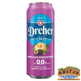   Dreher 24 Maracuja-Sárgadinnye ízű Világos Sör (dobozos) 0,5l / 0% DRS