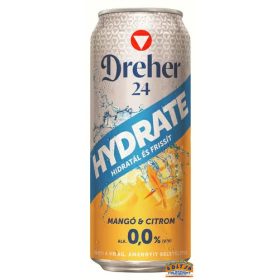  Dreher 24 Hydrate Mangó-Citrom Ízesített Sör (dobozos) 0,5l / 0% DRS