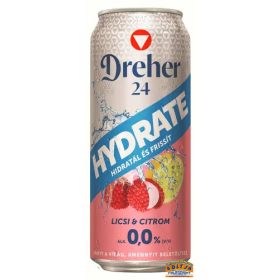   Dreher 24 Hydrate Licsi-Citrom Ízesített Sör (dobozos) 0,5l / 0% DRS