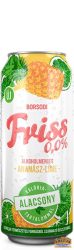 Borsodi Friss Ananász-Lime Dobozos 0,5l / 0%