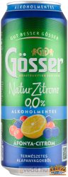 Gösser Natur Zitrone Áfonya-Citrom (dobozos) 0,5l / 0% DRS